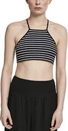 Koszulki i topy damskie - Urban Classics Damski top damski Triangle Sport Tank Top, czarny/biały, XL - miniaturka - grafika 1