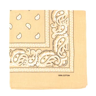 Bandana Chusta Damska Męska Bawełniana Bandamka Apaszka Bawełna Paisley - Band-Tur-23 - Apaszki i szaliki damskie - miniaturka - grafika 1