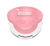 Róże do policzków - Bell HYPO Blush&Glow 01, hypoalergiczny rozświetlający róż, 9g - miniaturka - grafika 1