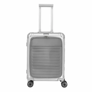 Travelite Next 4 kółka Walizka kabinowy 55 cm Komora na laptopa silber - Walizki - miniaturka - grafika 1