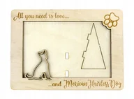 Ramki na zdjęcia - Nagi pies meksykański ramka na zdjęcie z psem - miniaturka - grafika 1