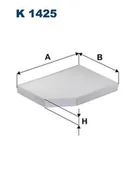 Filtry kabinowe - Filtr, wentylacja przestrzeni pasażerskiej Filtron K 1425 - miniaturka - grafika 1