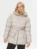 Kurtki damskie - Helly Hansen Kurtka zimowa Grace 54016 Beżowy Regular Fit - miniaturka - grafika 1