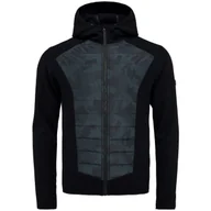 Bluzy sportowe męskie - Męski sweter Loap Galvar Rozmiar: M / Kolor: czarny - miniaturka - grafika 1