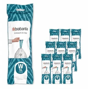 Brabantia Worki do kosza na śmieci W PERFECTFIT 5 l, 200 szt. - Worki na śmieci - miniaturka - grafika 1