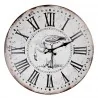 Clayre & Eef Zegar w Stylu Prowansalskim Postarzany D 6KL0643 - Zegary - miniaturka - grafika 1