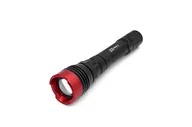 Latarki - RS PRO F20R. Latarka LED czarna, czerwona, 250 lm, 150 mm - miniaturka - grafika 1