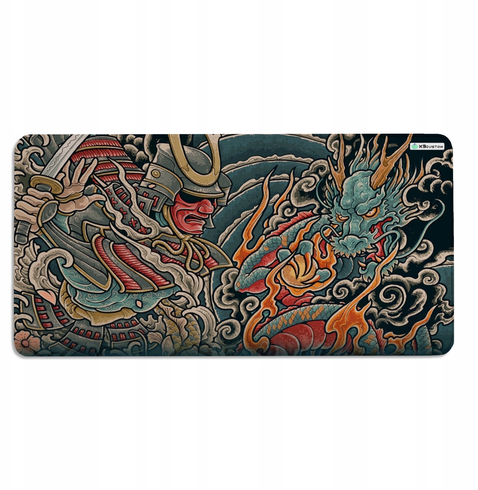 Podkładka KBcustom DUŻA PODKŁADKA MATA POD MYSZKĘ MYSZ 100x50 XXXL KBcustom Biurko Dragon 86