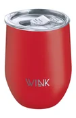 Kubki termiczne - WINK Bottle, Kubek termiczny TUMBLER RED, bez BPA, 350 ml - miniaturka - grafika 1