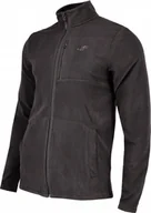 Bluzy męskie - 4F Polar Rozpinany Bluza gr.300 Czarny M122 r. XL - miniaturka - grafika 1