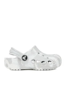 Crocs Klapki C-BAYA CLOG T 206977-1FS Szary - Buty dla dziewczynek - miniaturka - grafika 1
