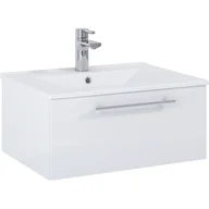 Szafki łazienkowe - Szafka podumywalkowa Slim 60 1S White HG PDW Elita - miniaturka - grafika 1