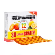 Witaminy i minerały - AMS PHARMA Multivitaminum AMS Forte x 60 tabl + 30 tabl GRATIS ! - miniaturka - grafika 1