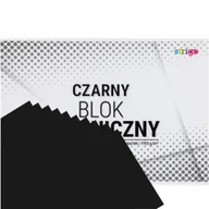 Podobrazia, bloki, papiery - Blok Techniczny A4 10K 190G Czarny Strigo - miniaturka - grafika 1
