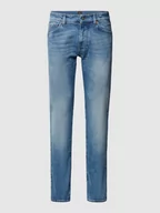 Spodnie męskie - Jeansy o kroju regular fit z detalami z logo model ‘Maine’ - miniaturka - grafika 1