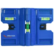 Poziomice, łaty, miary - Kątownik poziomujący słupkowy 125 mm Dexter - miniaturka - grafika 1