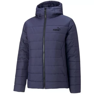 Kurtka Męska Puma Ess Hooded Padded Granatowa 848938 06-M - Kurtki męskie - miniaturka - grafika 1