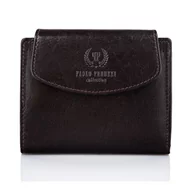 Portfele - Brązowy skórzany portfel damski Paolo Peruzzi rfid t-12-br - miniaturka - grafika 1