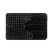 Dywaniki łazienkowe - Dywanik łazienkowy Panama 2-elementowy czarny - miniaturka - grafika 1