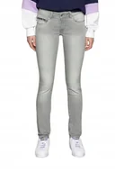 Spodnie damskie - Pepe Jeans Fioletowe Jeansy Damskie 24/32 P9D - miniaturka - grafika 1