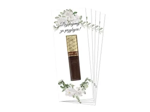 Podziękowanie dla gości weselnych Merci - 5 szt. - Wesele i ślub - miniaturka - grafika 1