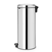Kosze na śmieci - Brabantia Kosz na śmieci pedałowy NewIcon 30l z metalowym wiaderkiem stal pol. - miniaturka - grafika 1