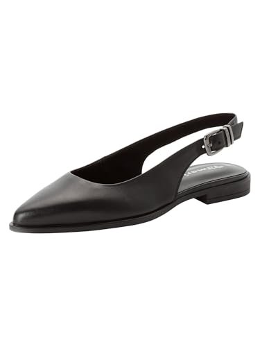 Tamaris Damskie czółenka 1-29414-46, czarna skóra, 39 EU
