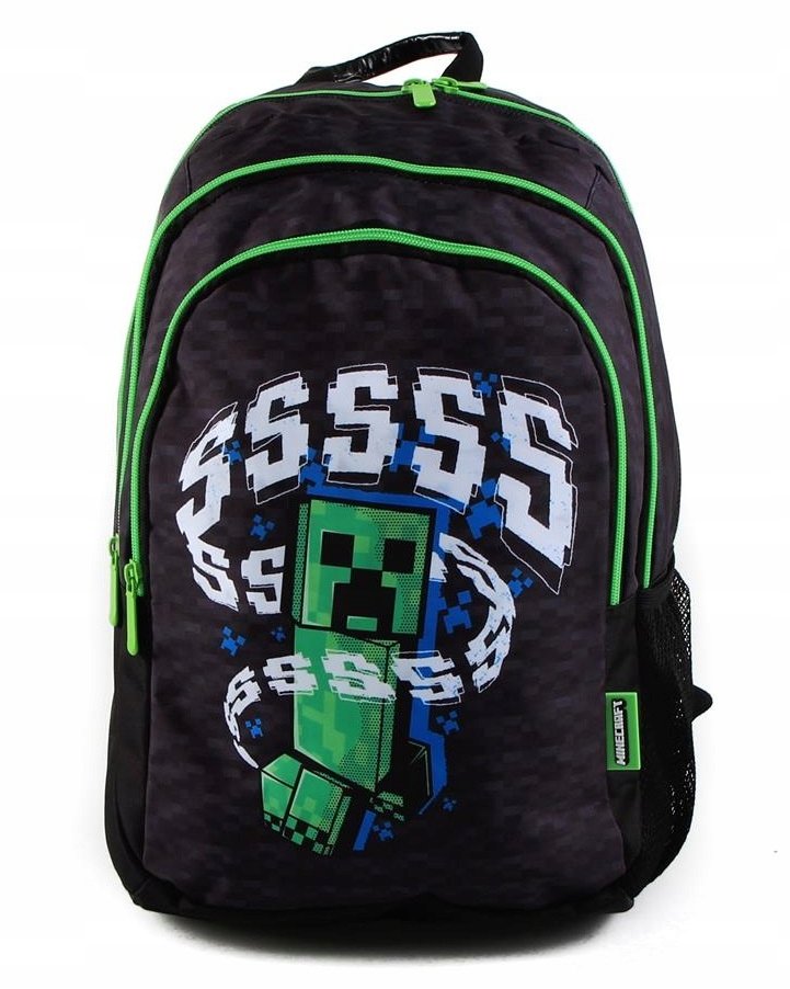 Plecak Szkolny Minecraft Torniste A4 Młodzież Duży
