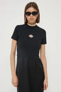 Koszulki sportowe damskie - Dickies t-shirt damski kolor czarny - grafika 1