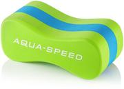 Pływanie - Aqua Speed Deska do pływania Ósemka 3 Junior zielona 7308 - miniaturka - grafika 1