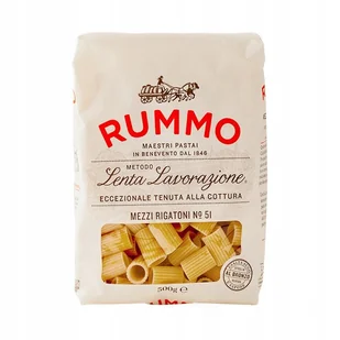 Rummo MEZZI RIGATONI N51 włoski makaron 500 g - Makaron - miniaturka - grafika 1