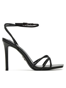 Steve Madden Sandały Slayed SM11002948 Czarny - Sandały damskie - miniaturka - grafika 1