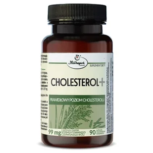 Cholesterol+, suplement diety, 90 kapsułek Duży wybór produktów | Dostawa kurierem DHL za 8.90zł !!!| Szybka wysyłka do 2 dni roboczych! | 3618121 - Serce i układ krążenia - miniaturka - grafika 1