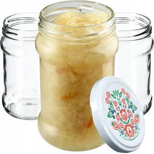 Słoiki na przetwory Seno 315ml 10 szt. 66mm + wieczka folklor - Pojemniki kuchenne Słoiki na przetwory Seno 315ml 10 szt. 66mm + wieczka folklor - Pojemniki kuchenne - miniaturka - grafika 1