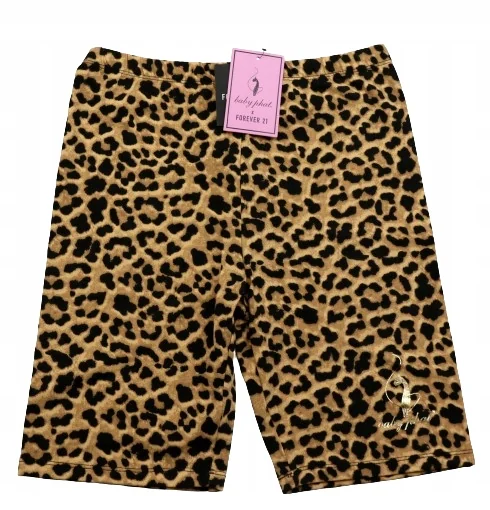 Spodenki damskie Getry Legginsy krótkie Baby phat r. S Panterka Moda Kot