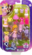 Lalki dla dziewczynek - Mattel, Polly Pocket, Zestaw Modowy Przebieranki - miniaturka - grafika 1