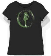 Koszulki i topy damskie - Koszulka damska czarna z motywem Zielonej Wróżki XL - miniaturka - grafika 1
