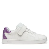 Buty dla dziewczynek - Sneakersy Geox J Eclyper Girl J36LRA 0BCKC C0761 D Biały - miniaturka - grafika 1