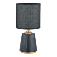 Lampy stojące - Dekoracyjna lampa stołowa w czarnym kolorze HS8605-BL z serii STOŁOWA - miniaturka - grafika 1