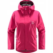 Kurtki narciarskie - Haglöfs Haglöfs Astral GTX Jacket Women, różowy M 2022 Kurtki narciarskie 6046694T6020 - miniaturka - grafika 1