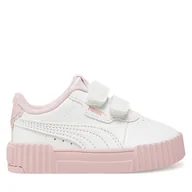 Buty dla dziewczynek - Sneakersy Puma Carina 3.0 Cutie V Inf 400920 01 Biały - miniaturka - grafika 1