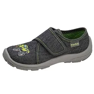 Kapcie damskie - Fischer Chłopięce kapcie Danny, jeans szary, 26 EU - miniaturka - grafika 1