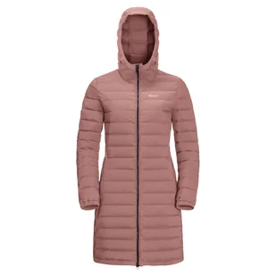 Damski płaszcz JACK WOLFSKIN GLOWING MOUNTAIN COAT W 1206151-3068 – Różowy - Płaszcze damskie - miniaturka - grafika 1