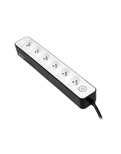 Listwa zasilająca Tracer Zebra mobile ready 1,5 m (6 gniazd) - Listwy zasilające - miniaturka - grafika 1