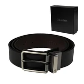 Paski - Pasek męski Calvin Klein skóra dwustronny HC0337B5700220+pudełko - miniaturka - grafika 1