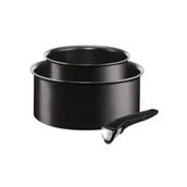 Zestawy garnków i patelni - Tefal kuchenki l6549502 zestaw garnków  Ingenio 5 Performance Czarna 3-częściowy  do wszystkich kuchenek, również indukcyjnych L6549502 - miniaturka - grafika 1