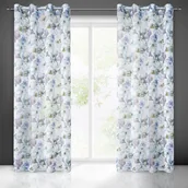 Zasłony - Eurofirany Euro Firany Zasłona Bella 140 x 250 Niebieski 1222378 - miniaturka - grafika 1