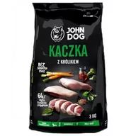 Sucha karma dla psów - John Dog Kaczka z Królikiem 12kg - miniaturka - grafika 1