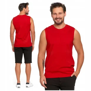 GŁADKA PODKOSZULKA MĘSKA TANK TOP KOSZULKA BEZ RĘKAWÓW BOKSERKA MORAJ S - Koszulki męskie - miniaturka - grafika 1