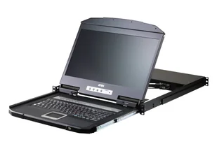 ATEN CL3116NX konsola rackowa 47 cm (18.5") 1366 x 768 px Metal, Plastik Czarny 1U CL3116NX-ATA-FG - Akcesoria do serwerów - miniaturka - grafika 1